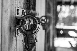 Photo of a locked door by Andrew James Ferris