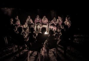 Photo of Maasai story circle by Joan de la Malla