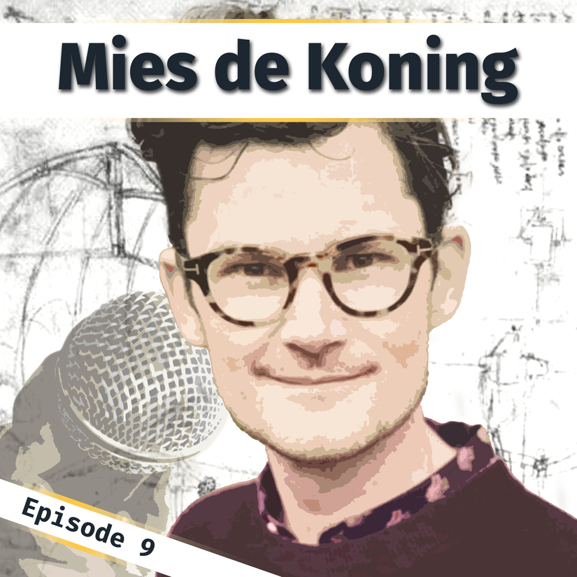 A poster image for Innovation Bound podcast episode 9 with Mies de Koning