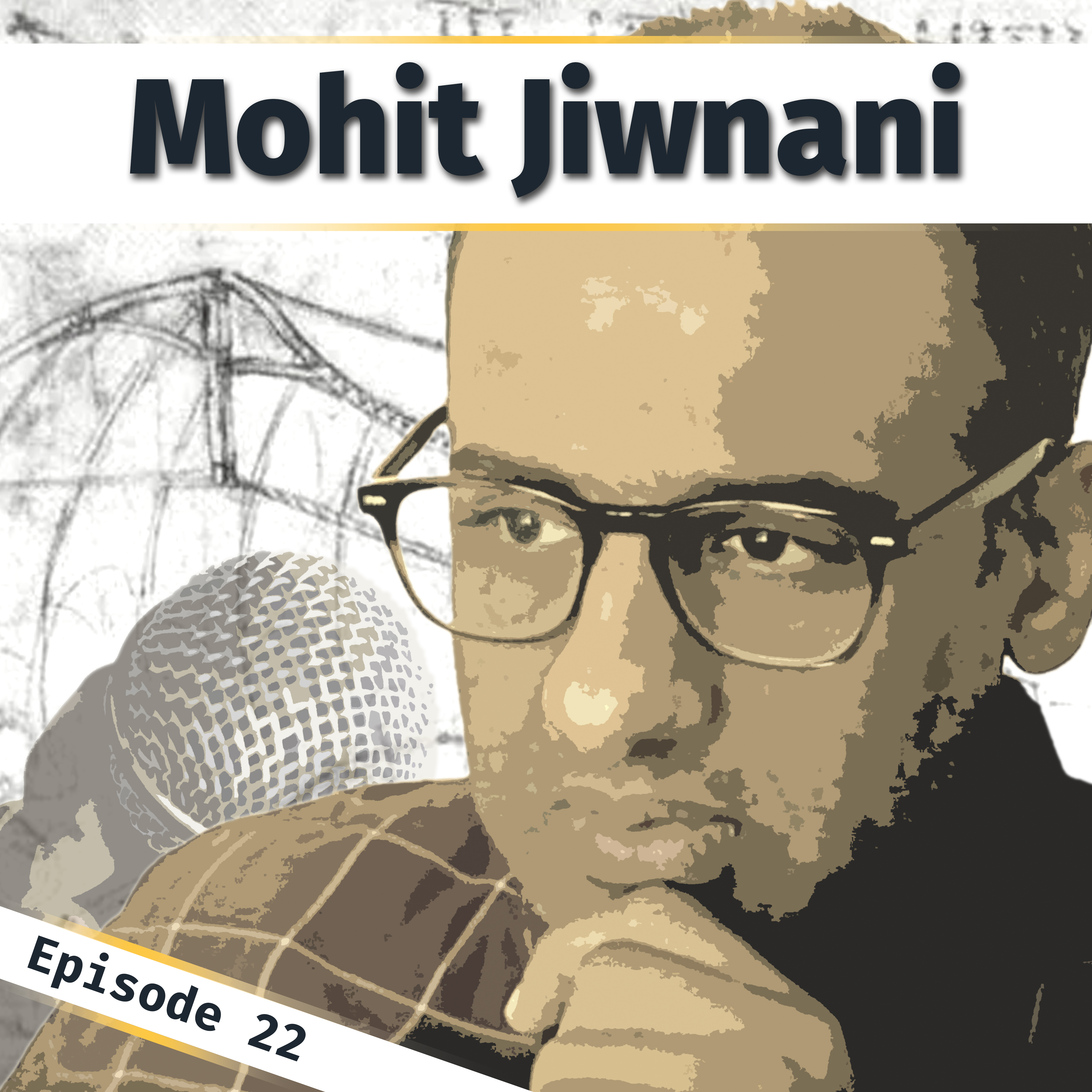 A poster image for Innovation Bound podcast episode 22 with Mohit Jiwnani