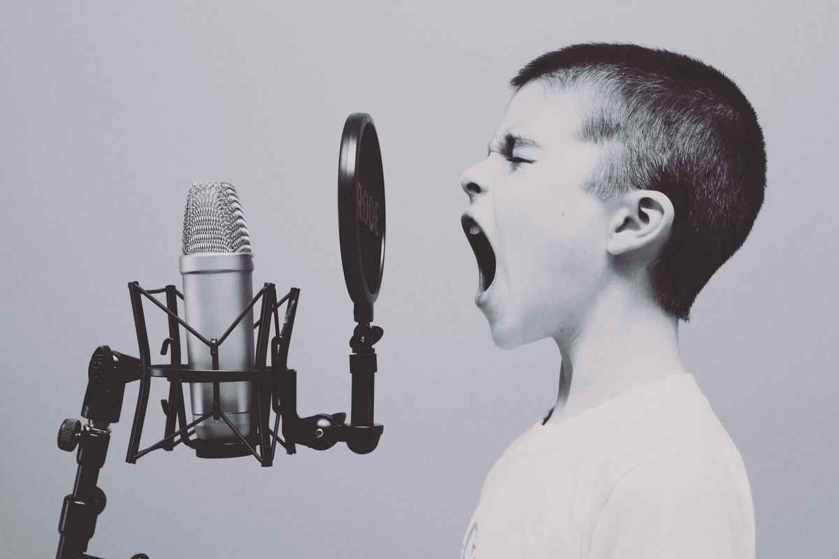 Podcast microphone