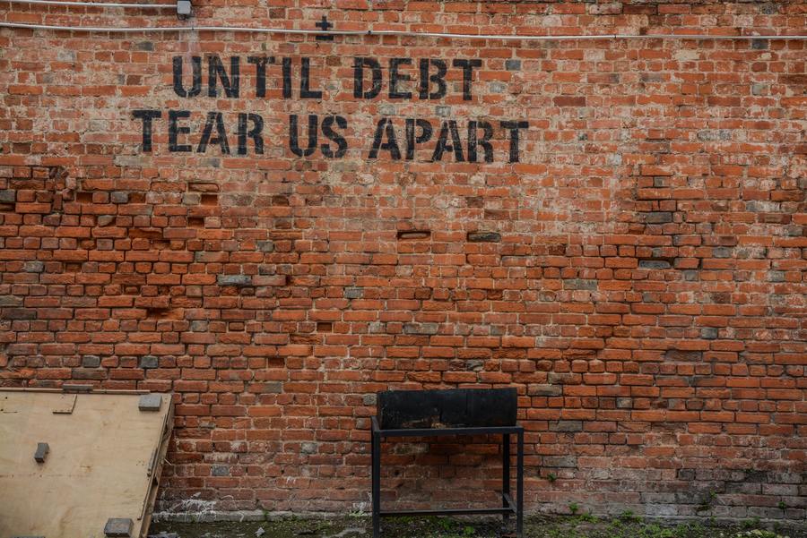 Until Debt Tear Us Apart photo by Alice Pasqual